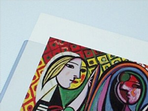 Print protectors for large format documents