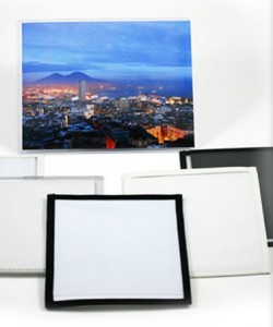 Print sleeve for clear two-sided viewing