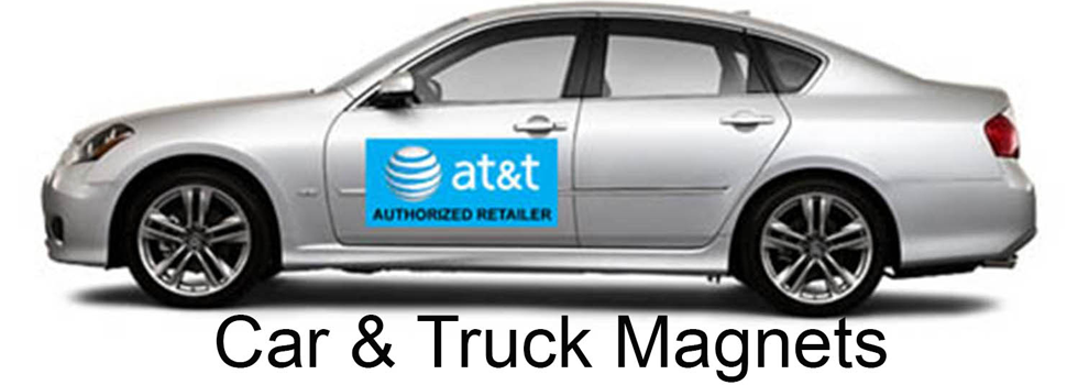 Custom car and truck magnets printed by JB-Roberts